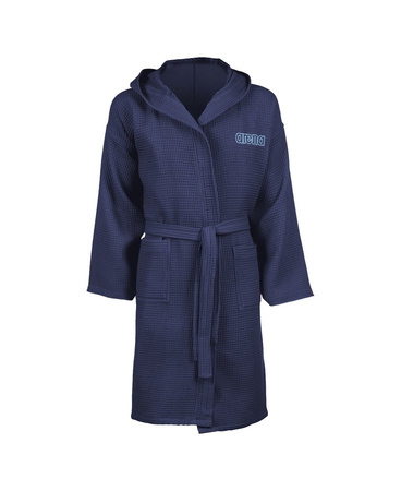 Szlafrok kąpielowy na basen po treningu dla dzieci Arena Wafle Hooded