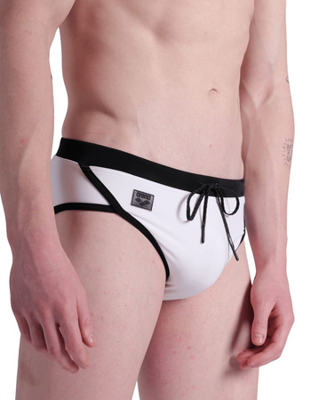 Kąpielówki slipy męskie Arena Men's Classic Swim Brief White Black