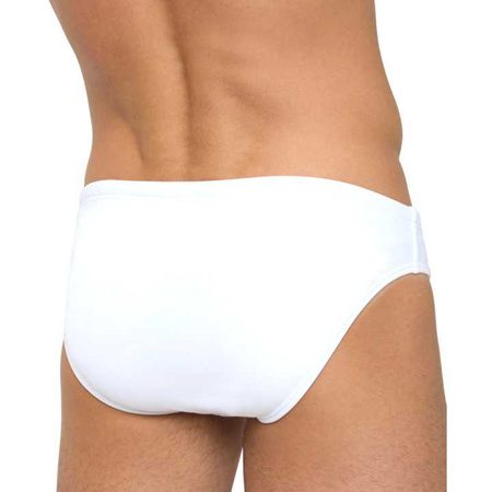 Slipy kąpielowe męskie Arena Men's Santamarias White Navy