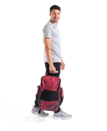 Plecak sportowy na basen trening Arena One Go Backpack 35L Crimson