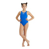 Strój kąpielowy dziewczęcy Arena Girl's Solid Swim Tech Royal White