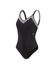 Strój kąpielowy jednoczęściowy damski Speedo Shaping Mesh Black