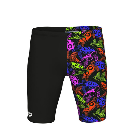 Kąpielówki spodenki męskie Arena Men's Sea Turtles Swim Jammer Black Multi
