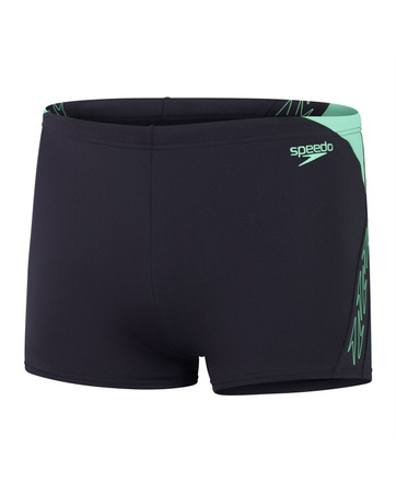 Kąpielówki męskie bokserki Speedo Hyperboom Navy Grey