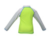 Koszulka pływacka dziecięca Arena Kids UV L/S Tee Soft Green White