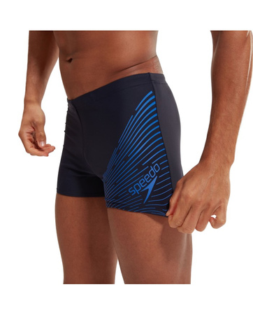 Kąpielówki męskie bokserki Speedo Medley Logo Navy Blue