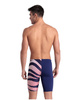 Kąpielówki męskie Arena Men's Multi Stripes Swim Jammer Navy White Multi