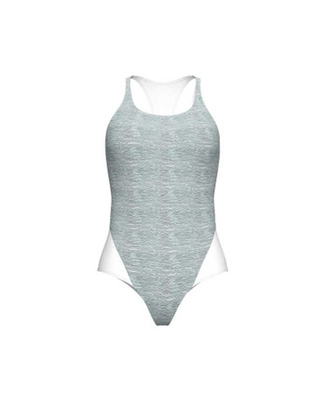 Strój kąpielowy damski Arena Women's Mesh Pro White Multi