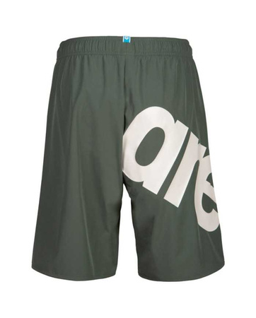 Spodenki szorty damskie Arena Logo Bermuda Sage White