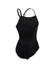 Strój kąpielowy damski Arena Women's Solid Swimsuit Lightdrop Back B Black