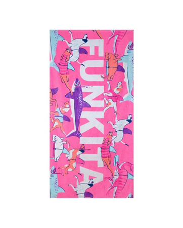 Ręcznik bawełniany na basen plażę Funkita Learner Lane 160x80cm