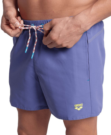 Szorty męskie Arena Men's Profile Beach Short Purple Blue Soft Green