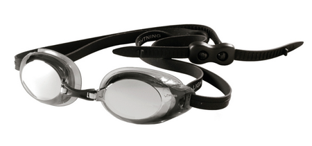 Okulary do pływania na basen unisex Finis Lightning Silver Mirror