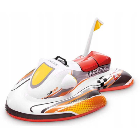 Materac do pływania z uchwytem dla dzieci Intex Skuter Wodny 117cm x 77xm