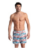 Szorty kąpielowe męskie Arena Men's Beach Boxer White Turquoise
