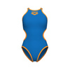 Strój kąpielowy damski Arena Women's One Big Logo One Piece Blue River Fluo Orange