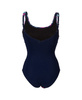 Strój kąpielowy damski Arena Women's Bodylift Swimsuit Francy Wing Back Navy Freak Roe Multi