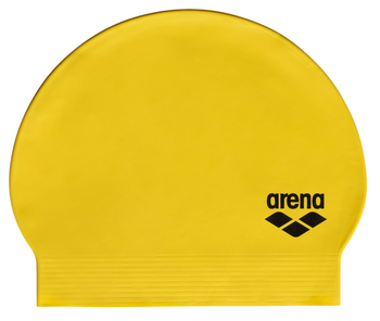 Czepek pływacki na basen lateksowy unisex Arena Soft Latex II Yellow