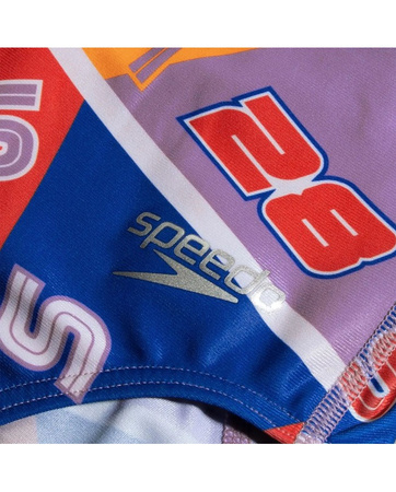 Strój kąpielowy jednoczęściowy dziewczęcy na basen Speedo Allover Blue