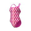 Strój kąpielowy damski Arena Women's Pipple Print Swimsuit Challenge Multi Pink Shocking Pink
