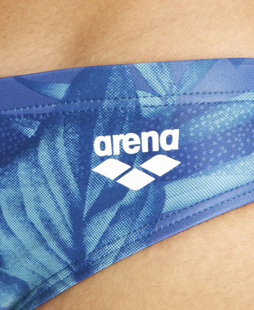 Kąpielówki slipy męskie Arena Men's Fundamentals Allover Brief Martinica Multi