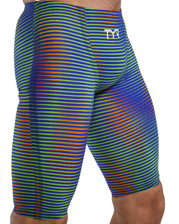 Strój startowy pływacki męski TYR Jammer Avictor 2.0 Luminis Green