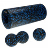 Zestaw do masażu Aqua-Sport Powerstrech Wałek + Piłka + Duoball Black Blue