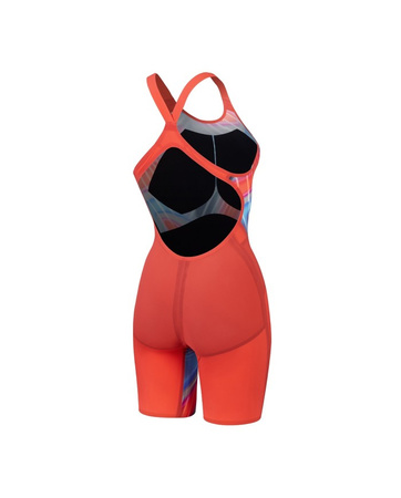 Strój startowy pływacki damski Speedo Lzr Valor 2.0 Openback Red