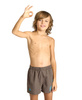 Spodenki szorty chłopięce Arena Boy's Junior Beach Short Logo Dark Olive