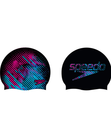 Czepek pływacki na basen unisex Speedo Reversible Moulded Blue