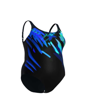Strój kąpielowy damski Arena Women's Plus Size Talea U Back Black Multi