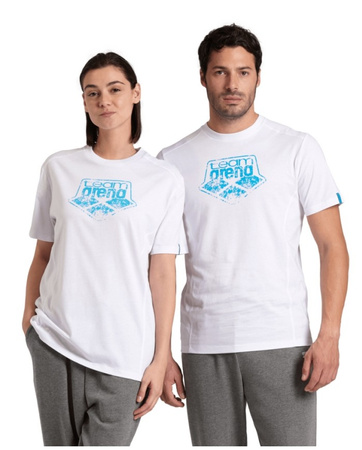 Koszulka Unisex Arena T-shirt Logo Cotton White