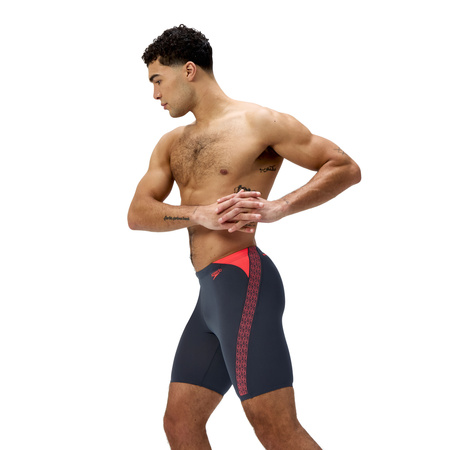 Kąpielówki męskie spodenki kąpielowe Speedo Jammer HyperBoom Grey Red