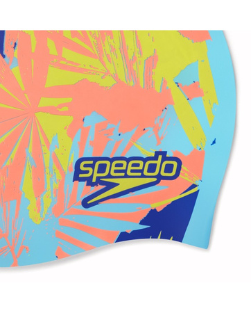 Czepek pływacki na basen silikonowy Speedo Reversible Blue