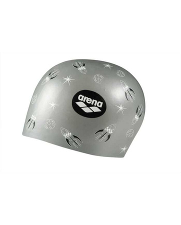 Czepek pływacki unisex Arena Poolish Moulded Rocket Silver