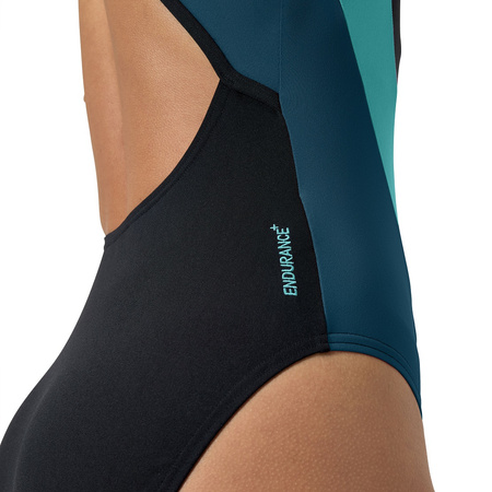 Strój kąpielowy jednoczęściowy damski na basen Speedo High Neck Splice