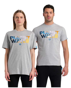Koszulka Unisex Arena T-shirt Planet Water Medium Grey Heather