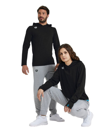 Koszulka Longsleeve Unisex Arena Team Hooded T-shirt Panel Black Heather 