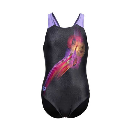 Strój kąpielowy dziewczęcy Arena Parrot Junior Swimsuit V Back