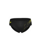 Kąpielówki slipy męskie Arena Men's Dive Swim Brief Black Soft Green