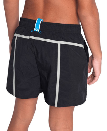 Szorty kąpielówki chłopięce Arena Boy's Profile Beach Short Junior Black Jade