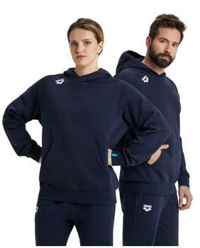Sportowa bluza z kapturem Unisex Arena Team Hooded Sweat Panel Navy