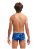 Kąpielówki chłopięce spodenki bokserki szybkoschnące Funky Trunks Blue
