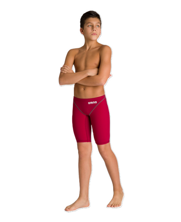 Strój startowy chłopięcy Arena Boy's Powerskin ST 2.0 Jammer Junior Deep Red
