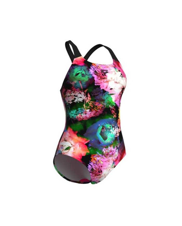Strój kąpielowy damski Arena Women's Swim Pro Back Roseland Black Multi