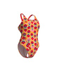 Strój kąpielowy damski Arena Women's Strawberry Swim Tech Back Fluo Red Orange Multi