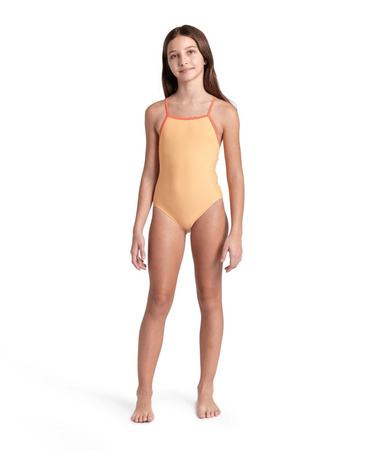 Strój kąpielowy dziewczęcy Arena Girl's Essentials Salomon Pink Calypso Coral