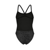 Strój kąpielowy damski Arena Women's Snakeskin Swimsuit Challenge Back Black Team Black