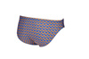 Kąpielówki slipy męskie Arena Men's Fundamentals Allover Brief Royal Multi