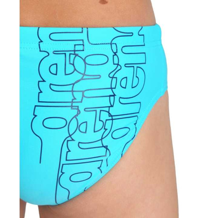 Slipy kąpielowe chłopięce Arena Boy's Swim Briefs Graphic Martinica Navy